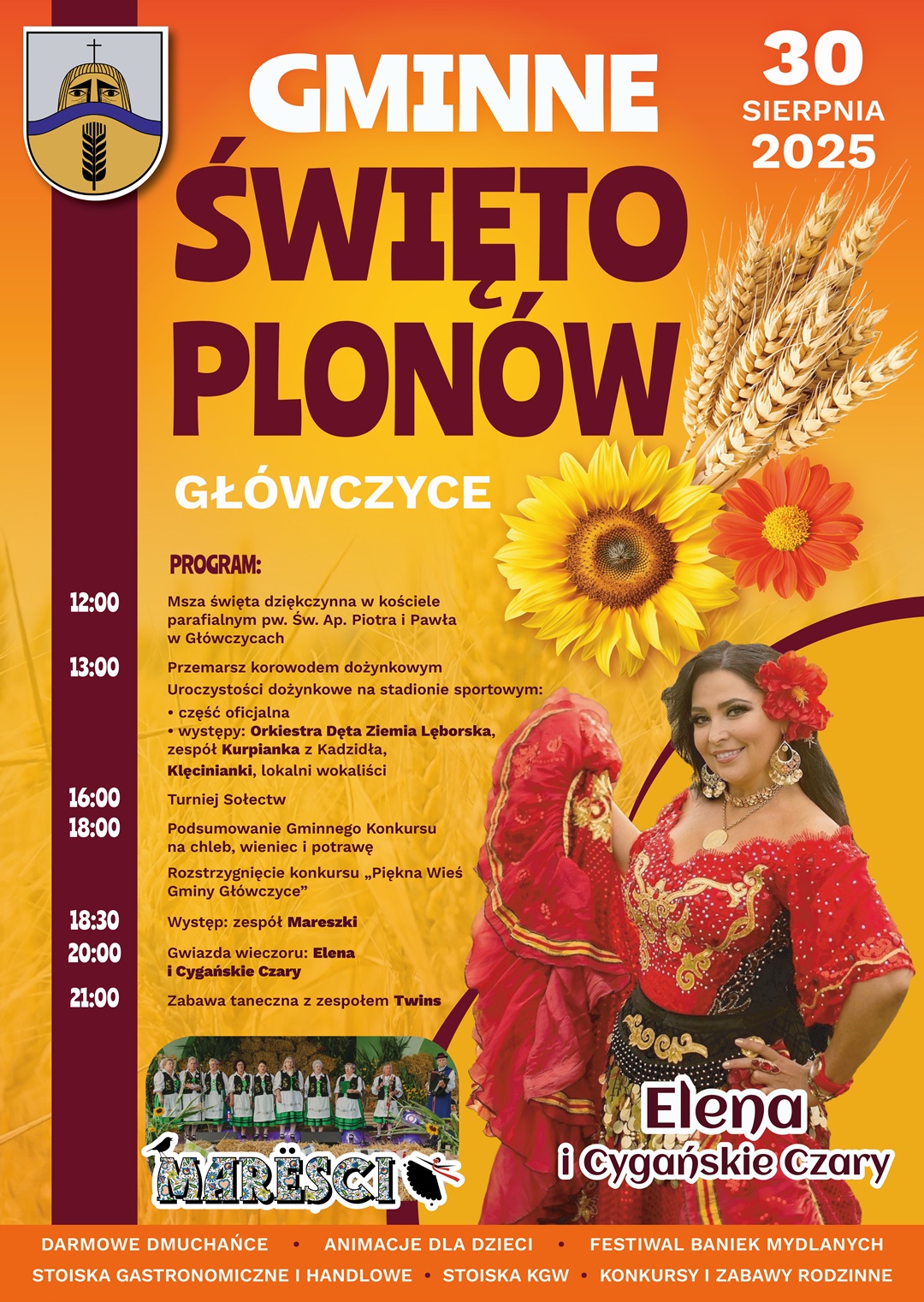  GMINNE ŚWIĘTO PLONÓW W GŁÓWCZYCACH !