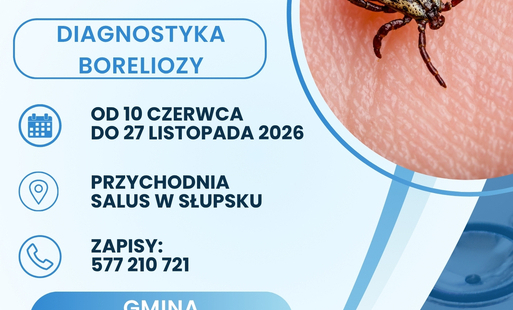  Bezpłatne badania w kierunku boreliozy dla mieszkańców Gminy Główczyce! 