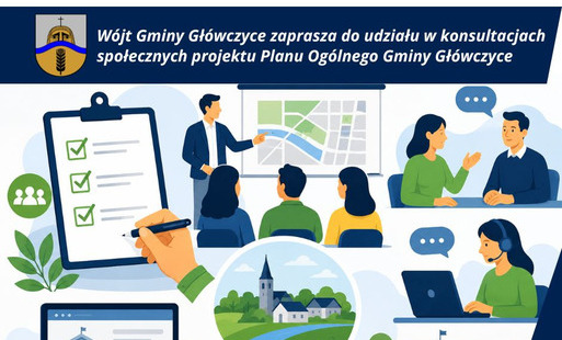 Rozpoczynają się konsultacje społeczne projektu Planu Ogólnego Gminy Główczyce