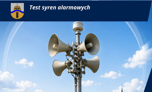  Uwaga! Test syren alarmowych na terenie Gminy Główczyce