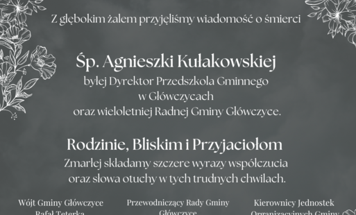 Z żalem żegnamy Śp. Agnieszki Kułakowskiej