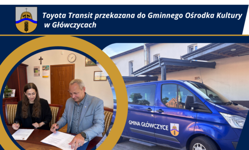 Toyota Transit przekazana do Gminnego Ośrodka Kultury w Główczycach
