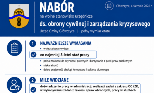 Nabór na wolne stanowisko urzędnicze