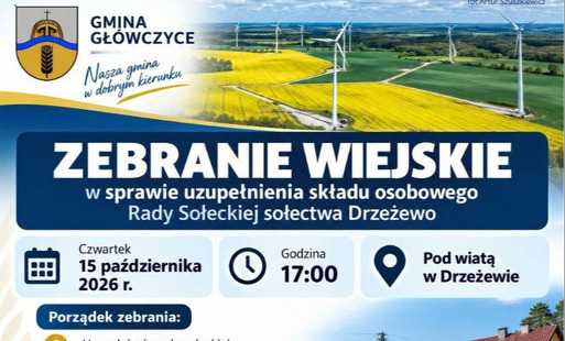 ZEBRANIE WYBORCZE W SOŁECTWIE DRZEŻEWO